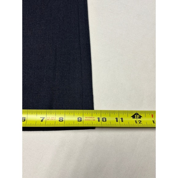 Banana Republic Harrison Trousers Womens 6 W30 L33 Gray Wool Blend Italy Wide - Picture 12 of 12
